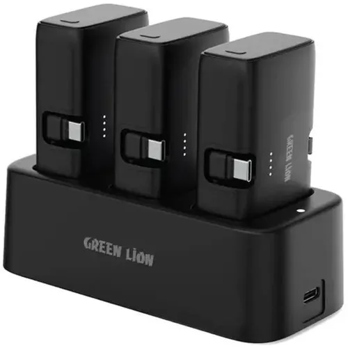 پک سه عددی پاوربانک و شارژر گرین لاین Green Lion 3in1 Power Bank Station